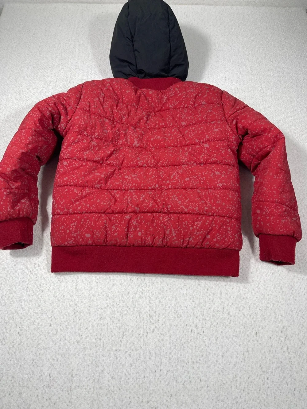 Air Jordan  Kids Red/Black Puffer Coat Jacket 6 M. SKU#0400